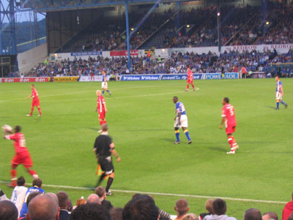 Cardiff 1 Leyton Orient 0 Carling League Cup Round 2, August 28th 2007, Ninian Park, Cardiff