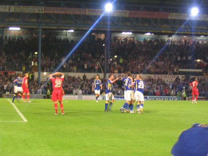 Cardiff 1 Leyton Orient 0 Carling League Cup Round 2, August 28th 2007, Ninian Park, Cardiff