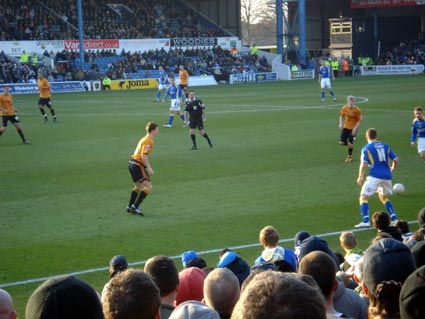 Cardiff 2 Wolverhampton Wanderers 0 FA Cup 5th Round, February 16th 2008, Ninian Park, Cardiff