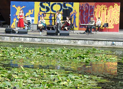 The Bowl Music Festival, two day open air free festival, Crystal Palace Bowl, London 30th July 2005
