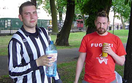 urban75 at the Alternative Euro 2004 seven a side competition, Clissold Park, London