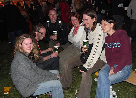 Chums at Glastonbury, photos from the Glastonbury festival June, 2007