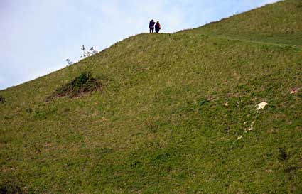 Stig and William, Fulking Escarpment, South Downs, East Sussex