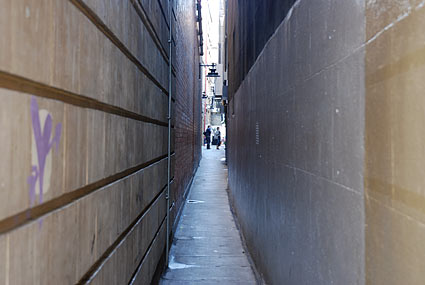 'Brydges Place, Covent Garden, London, the narrowest alleyway in London, January, 2007