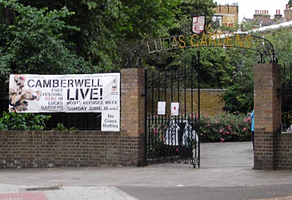 Camberwell Live and Arts Festival 2007, June 17th, Lucas Gardens, Peckham Rd, London SE5
