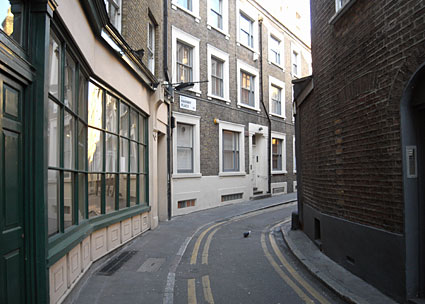Hanway Place, Soho, London, February 2008