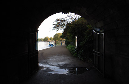 Underpass leading to the Serpentine, London