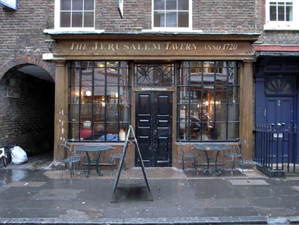 Jerusalem Tavern in Clerkenwell, borough of Islington, London January, 2007