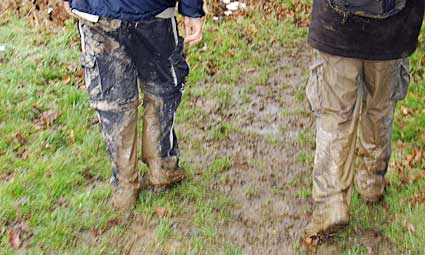 Mud galore! country walk, Kent