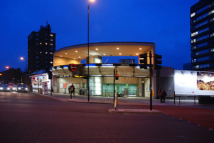 Southwark tube station, London, February 2007