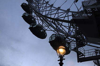 The Millennium Wheel, Central London and River Thames walk