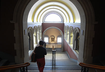 Inside the National Portrait Gallery., May 2007