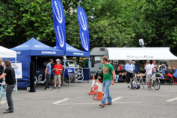 London Nocturne bike races, Smithfield Market, central London, Saturday June 11th 2011