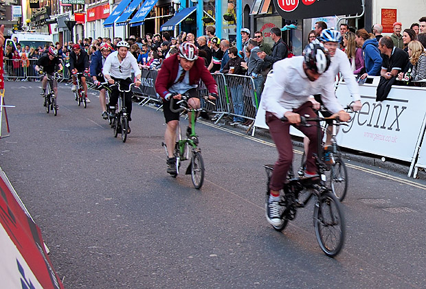 London Nocturne 2012 bike races at Smithfield, central London, Saturday 9th June 2012