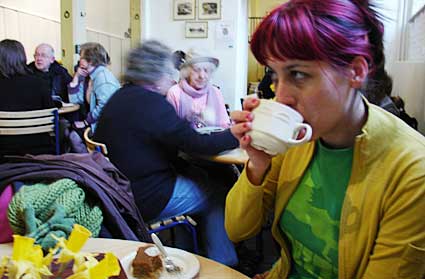 Osterley park cafe, Osterley, west London, England
