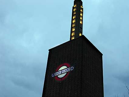 Osterley tube station, Osterley, west London, England