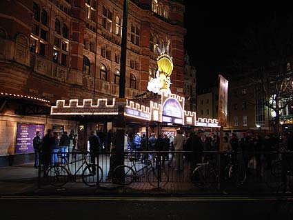 Spamalot at the Palace Theatre, Cambridge Circus, London