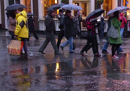 A rainy day in Soho