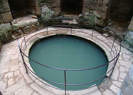 The well, Bodiam castle, Bodiam, east Sussex