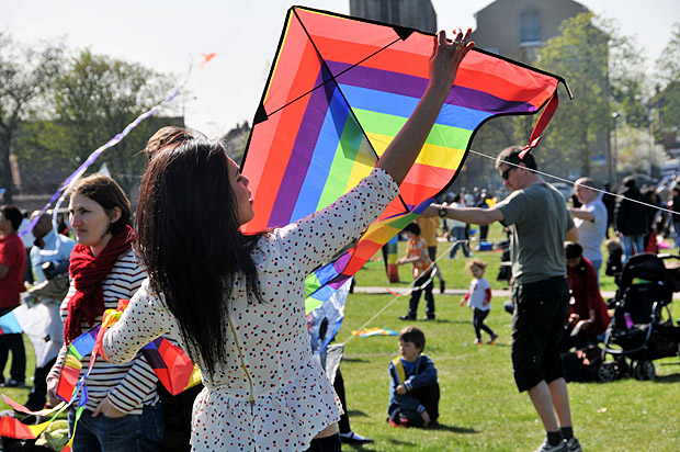 Streatham Kite Day, Streatham Common, south London, 1st April 2012