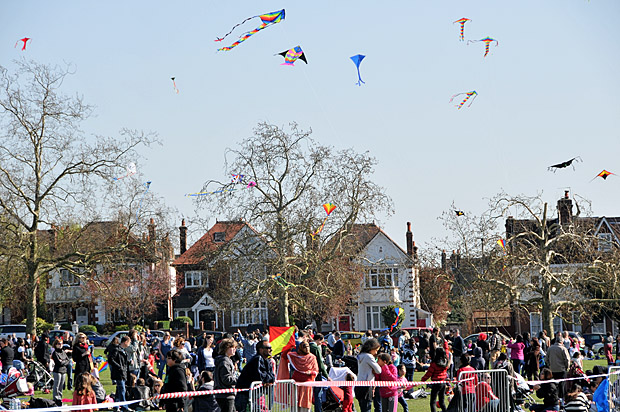 Streatham Kite Day, Streatham Common, south London, 1st April 2012
