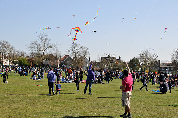 Streatham Kite Day, Streatham Common, south London, 1st April 2012