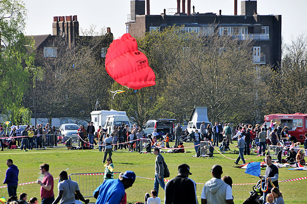 Streatham Kite Day, Streatham Common, south London, 1st April 2012