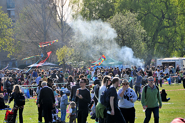 Streatham Kite Day, Streatham Common, south London, 1st April 2012