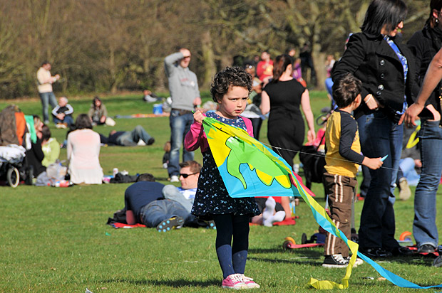 Streatham Kite Day, Streatham Common, south London, 1st April 2012