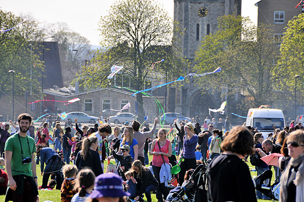 Streatham Kite Day, Streatham Common, south London, 1st April 2012