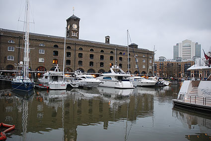 St Katherine's Dock, London, February 2007