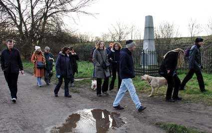 Passing the Steve Fairbairn memorial, River Thames, Barn Elms, London