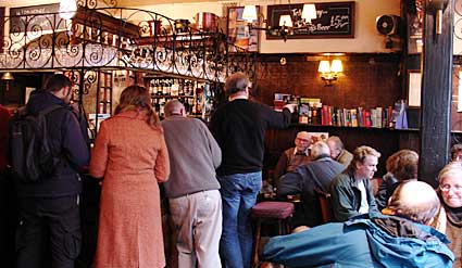 Inside the Coach and Horses, Barnes, London