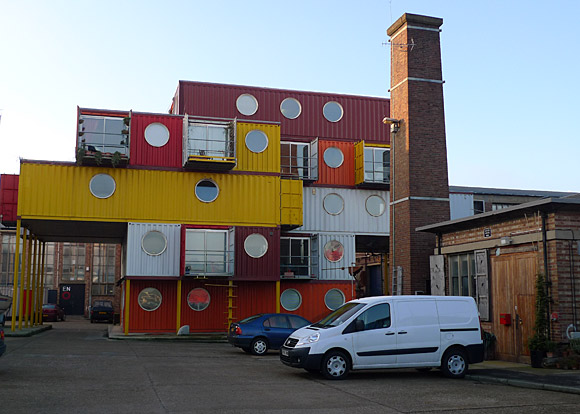 Photos of Container City, Trinity Buoy Wharf, Orchard Place, London Docklands, E14, February 2010