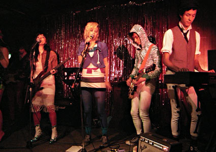 The Temporary Shelters, The Actionettes and The Mount Cherries at Bethnal Green Working Men's Club, 42 Pollards Row, London E2 6NB, Thurs November 2nd 2006, 15th April 2006