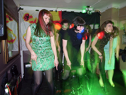 Offline birthday party at the Prince Albert with Filthy Pedro, The No Frills Band, Lady Lykez, The Actionettes and Vic Lambrusco - Coldharbour Lane, Brixton, London Friday 3rd April 2009