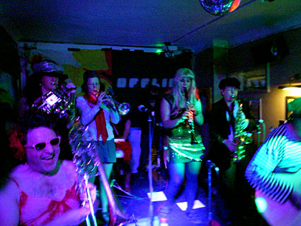 Offline at the Prince Albert with the Trans Siberian March Band and Jarmean playing live - Coldharbour Lane, Brixton, London Friday 23rd January 2009