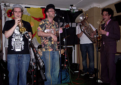 Offline at the Prince Albert with the Trans Siberian March Band and Jarmean playing live - Coldharbour Lane, Brixton, London Friday 23rd January 2009