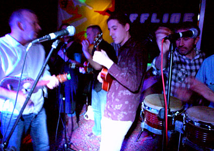 Offline at the Prince Albert with Yap/Pink Punk, Cosmo, Lady Lykez and the Dulwich Ukulele Club, Coldharbour Lane, Brixton, London Friday 21st November 2008