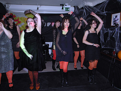 Offline live music night at the Prince Albert with Kids Love Lies, The Actionettes, Hearts Attacks plus DJs - Coldharbour Lane, Brixton, London Halloween, Saturday 31st October 2009