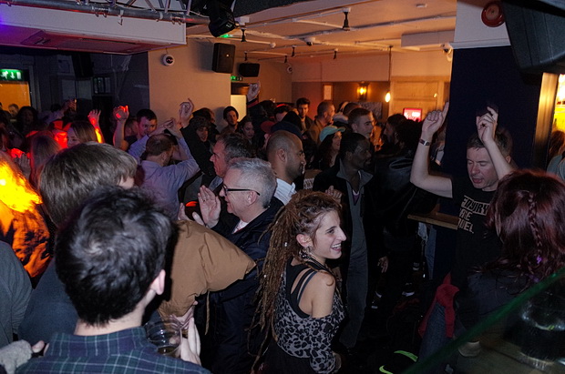 Friday 4th November 2016, Brixton party night at the Offline Club at the Prince Albert, 418 Coldharbour Lane, Brixton, London SW9, with DJs playing ska, electro, indie, punk, rock'n'roll, big band, rockabilly and skiffle