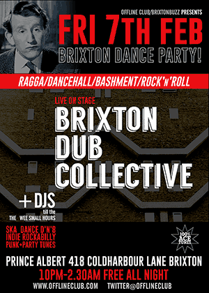 Offline at the Brixton Albert London SW9 Friday 7th February 2014
