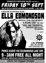 OFFLINE WITH Ella Edmondson!- Offline at the Prince Albert, Brixton, London SW9  Fri 18th Sept 2009