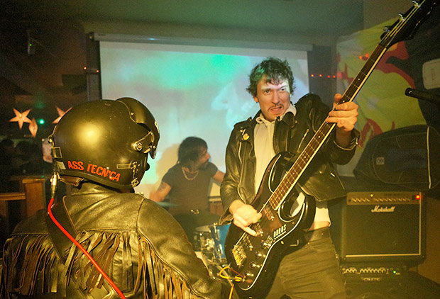 Tues 31st December 2013: ROCK AND ROLL NEW YEAR'S EVE PARTY with the Sly Persuaders and Atomic Suplex live onstage at the Brixton Offline Club, Prince Albert, 418 Coldharbour Lane, Brixton, London SW9