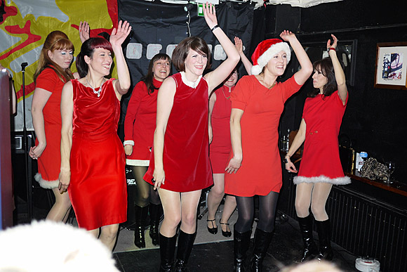 Brixton Offline Christmas party with the Actionettes, Dr Vampire, Werewandas and DJs at the Prince Albert, 418 Coldharbour Lane, Brixton, London SW9, 17th December 2010