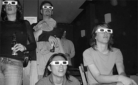 3D visuals, Offline 10  at the Dogstar, Brixton, Thursday 11th November 2004.