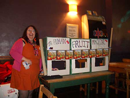The Human Fruit Machine, OFFLINE club at the Dogstar, Brixton, Thursday 27th January 2005, urban75 club night, London.
