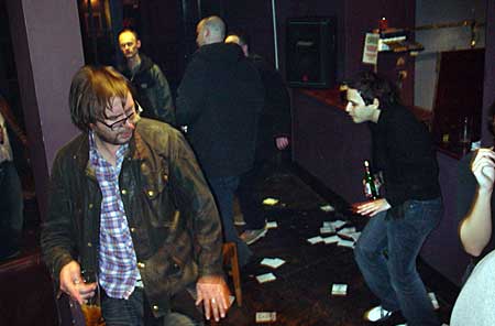 Last dance in the back room, OFFLINE club at the Dogstar, Brixton, Thursday 24th February 2005, urban75 club night, London.