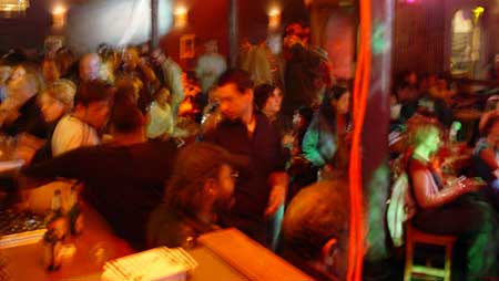 Main room, OFFLINE club at the Dogstar, Brixton, Thursday 31st March 2005, urban75 club night, London.