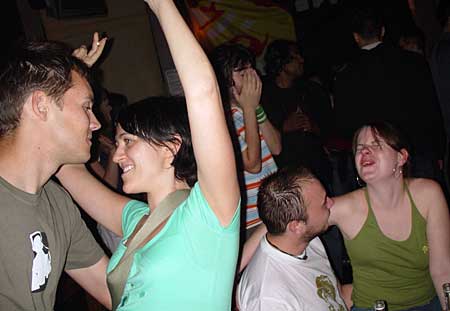 Crowd scene, OFFLINE club at the Dogstar, Brixton, Thursday 30th June 2005.